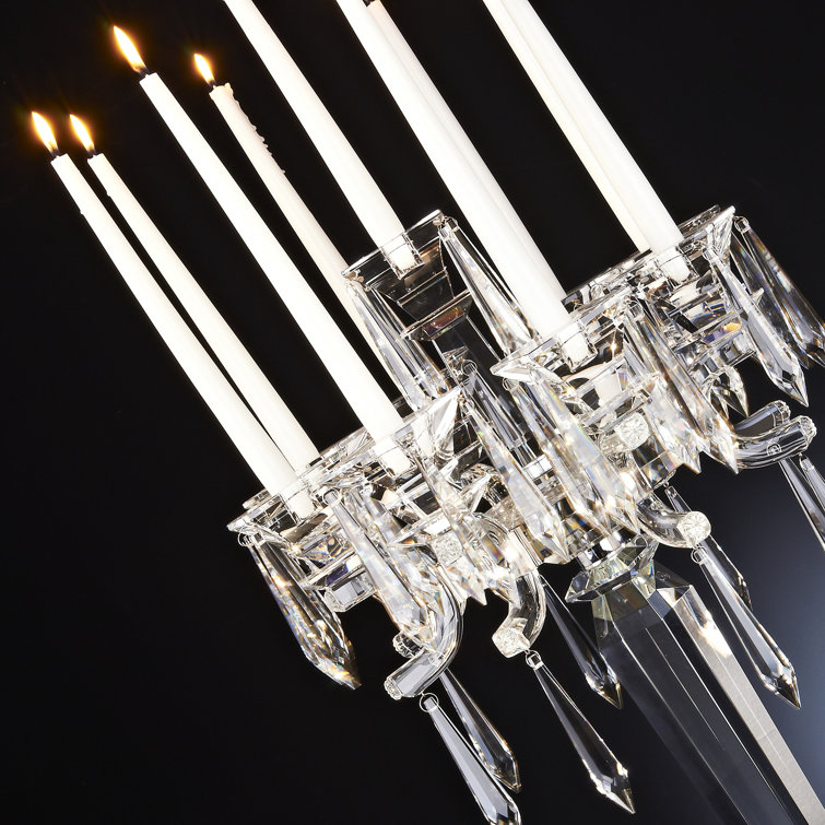 VGnewtrend 70Cm Crystal Tabletop Candelabra Wayfair.co.uk